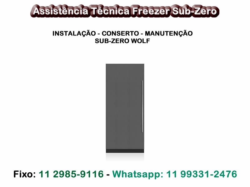 Assistência Técnica Freezer Sub-Zero